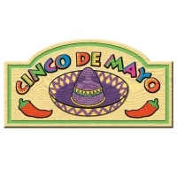 Dekoschild Cinco de Mayo, 24 x 47 cm