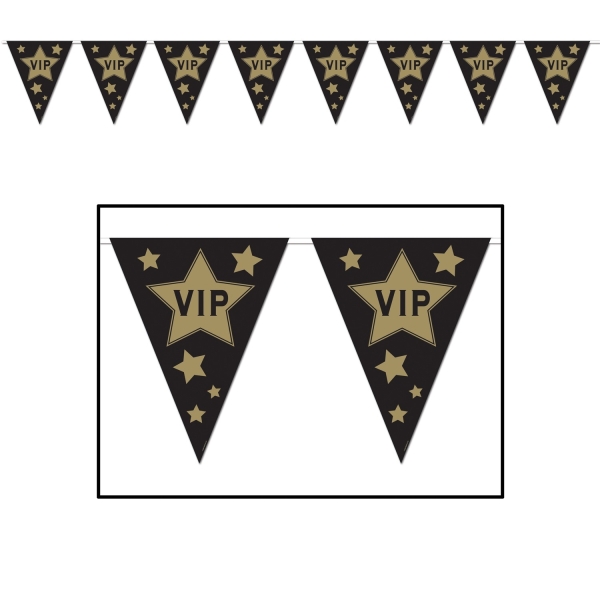 Wimpelkette VIP - Deko für den Star Deines Lebens