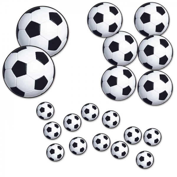 Cutout-Set Fussballfieber - Fussball Deko