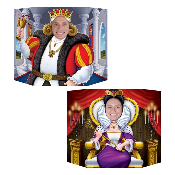 Party-Extra Fotowand Aufsteller Eure Majestät