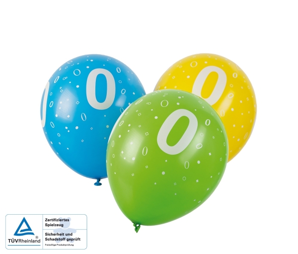 Zahlen-Luftballons 0-9