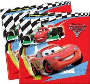 Party-Extra Servietten Cars, 20er Pack