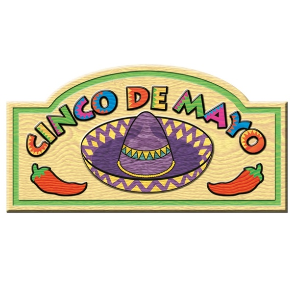 Dekoschild Cinco de Mayo - mexikanische Deko