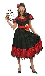 Damenkostüm Flamenco
