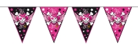 Wimpelkette Piraten-Girl, 6m lang