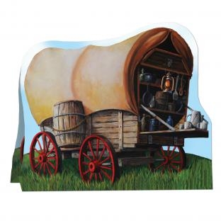 Tischdeko Western-Planwagen - Wild West Deko