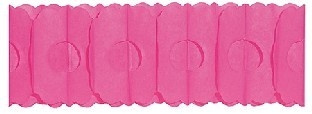 Papier-Girlande pink - Party Deko