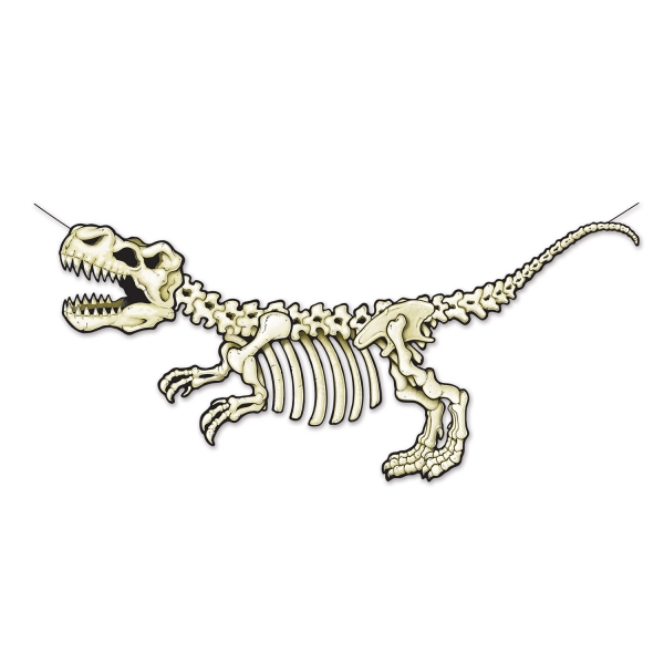 T-Rex Fossil Wanddeko - Dinosaurier Deko