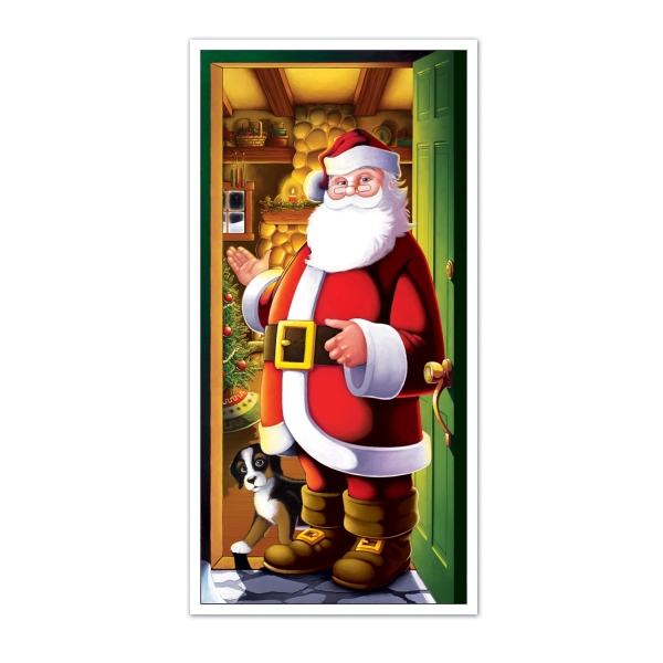 Tür-Dekofolie Santa Claus, 75 x 150 cm groß