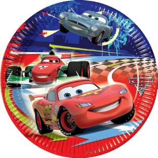 Party-Extra Pappteller Cars, 10er Pack