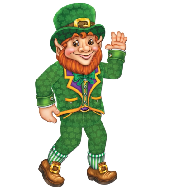 Party-Extra Cutout Figur Leprechaun, 84 cm - Irland Deko