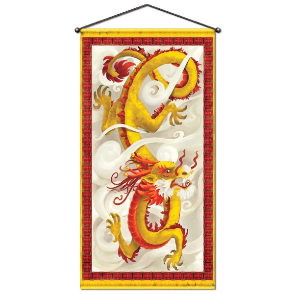 XL-Banner Chinesischer Drache - China Deko
