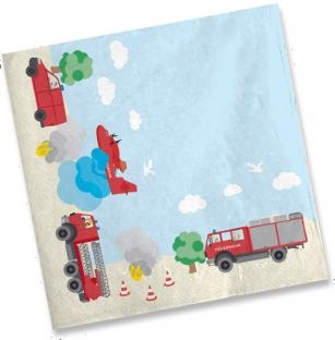 Servietten Feuerwehr, 20er Pack