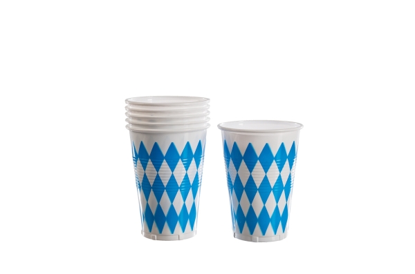 Plastikbecher Bayern - Oktoberfest Tischdeko