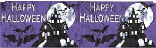 Metallic-Fransenbanner Halloween Spuk