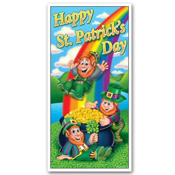 Party-Extra Tür-Dekofolie St. Patrick's Day - Irland Deko