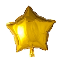 Folienballon Gold Star, 46 cm