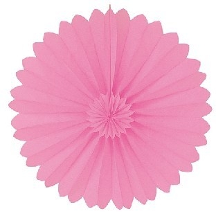 Dekofächer rosa - Raumdeko aus Papier