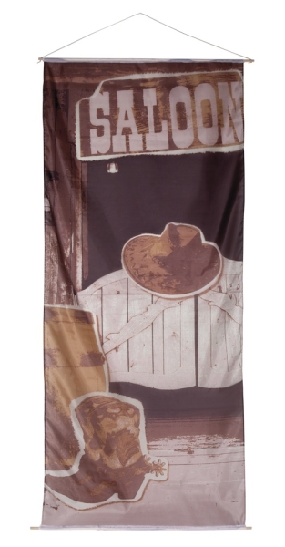 XXL Party Banner Wild West Saloon