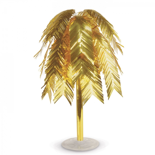 Große Federkaskade, gold - Glamour Deko
