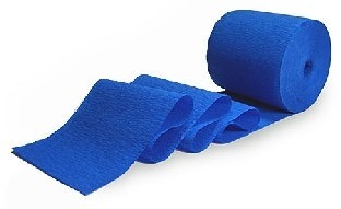 Party-Extra Dekokrepp, blau, 30 ;Meter