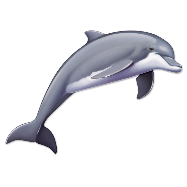 Riesen-Wanddeko Delfin - Deko maritime Unterwasserwelt