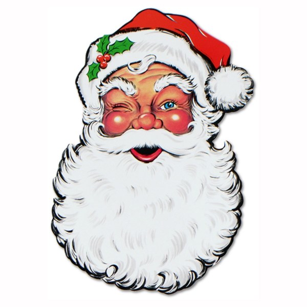 Riesen Cutout-Schild Weihnachtsmann - Weihnachtsdeko