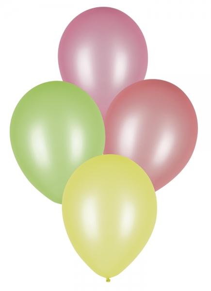 Luftballons Neon, 8er Pack