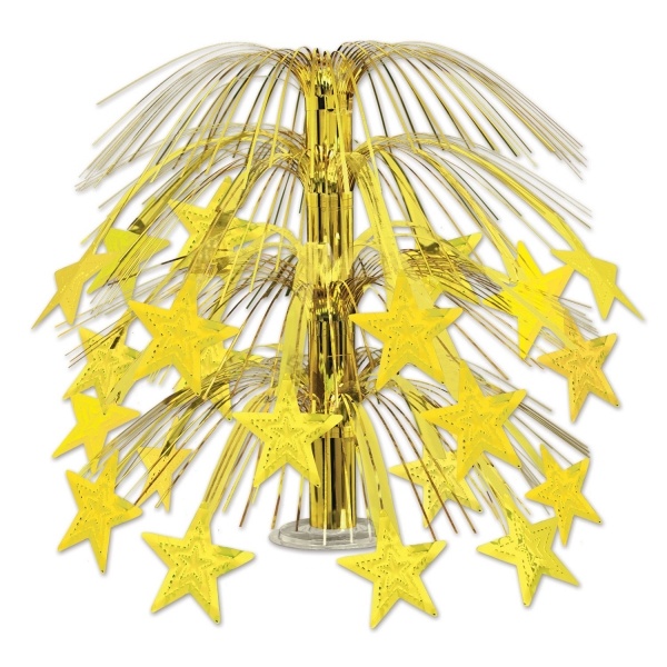 Große Tischkaskade Golden Stars, 45 cm