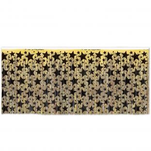 Tischvorhang Golden Starlight, 4,26 m lang, 75cm hoch