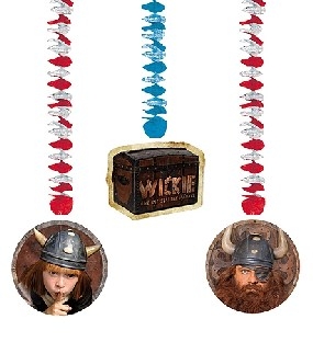 Dekohänger Wikinger, 3er Pack je 75cm lang