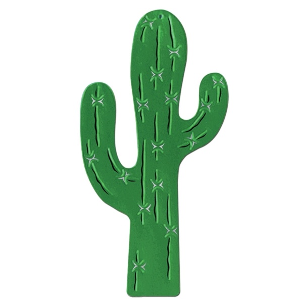 Party-Extra Folien-Cutout Kaktus - Westernparty + Mexikoparty Deko