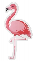 Wanddeko Pink Flamingo, PVC 50 x 30 cm