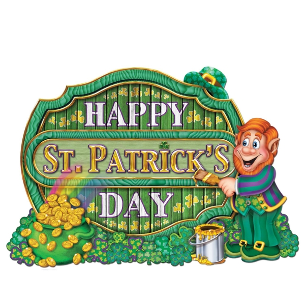 Cutout Schild Happy St. Patrick's Day