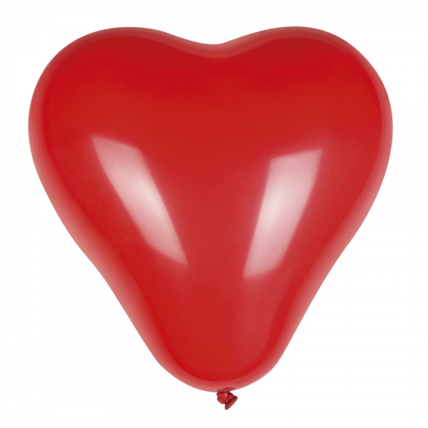 Luftballons Roter Herz, 6er Pack