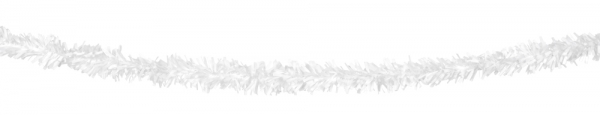 Fransengirlande weiss, 10 Meter - Maritime Deko