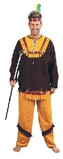Herrenkostüm Sitting Bull passend bis Gr 54