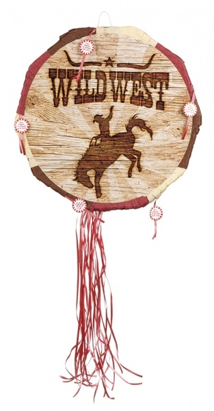 Party-Extra Pinata Westernparty, mit Zugbänder - Wild West Deko