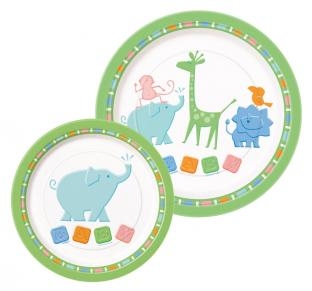 Pappteller Bunte Babyparty, 8er Pack