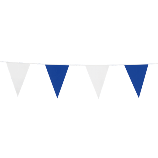´Wimpelkette blau-weiß - Vereinsdeko
