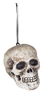 Mini Deko-Totenkopf - Halloween Gruselparty Deko