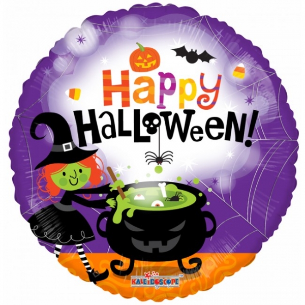 Folienballon Halloween Hexe - Hexendeko
