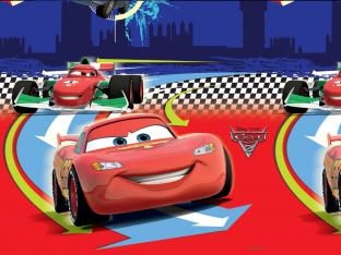 Plastik-Tischdecke Cars, 1,80 m x 1,20 m groß