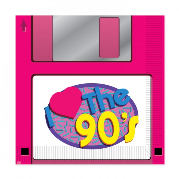 Mottoparty 90er Floppy Disk Servietten 16 Stck Party Extra