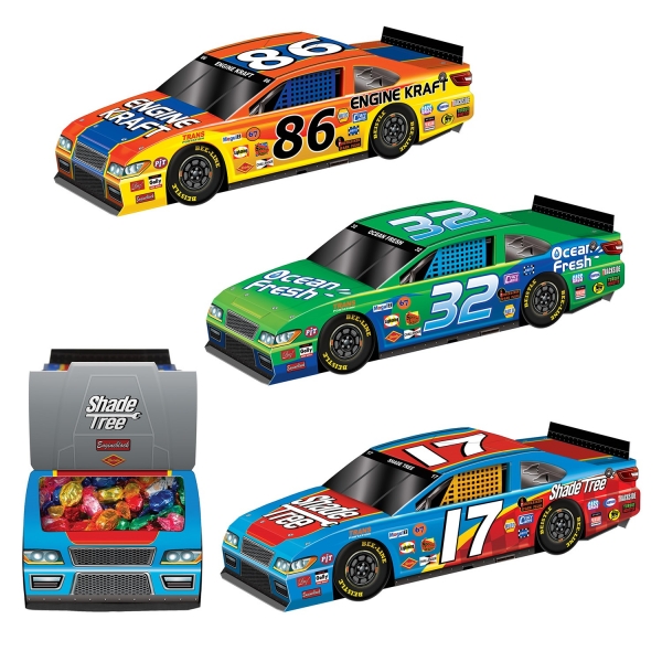 Tischdeko Rennwagen - Motorsport Deko
