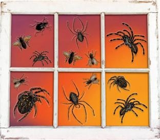 Fenster-Aufkleber Grusel-Tiere