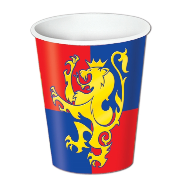 Pappbecher Mittelalter, 8er Pack