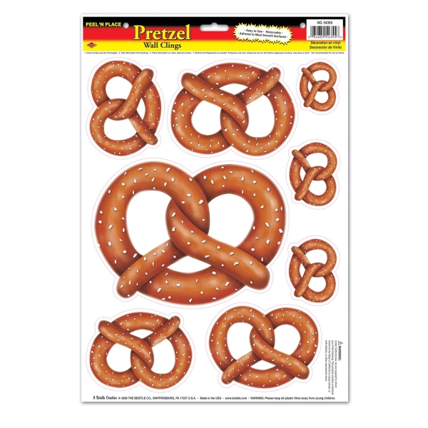 Folienaufkleber Brezel - Oktoberfest Bierparty Deko
