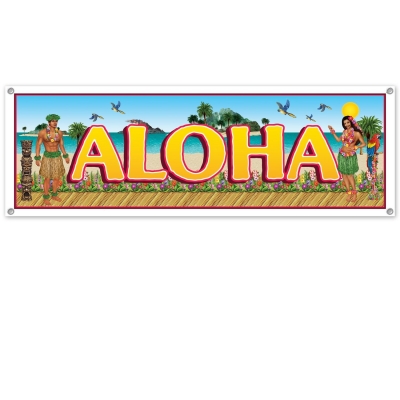 Aloha Hawaii Party Girlande, 83 Cm – Bunte Strand-Party Deko Für Karneval, Mottoparty & Sommerfest