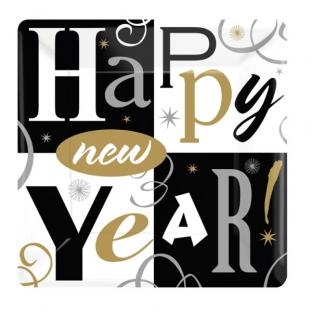 Pappteller Glamour-Silvester